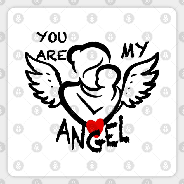 Momy my Angel Magnet by Coffeemorning69